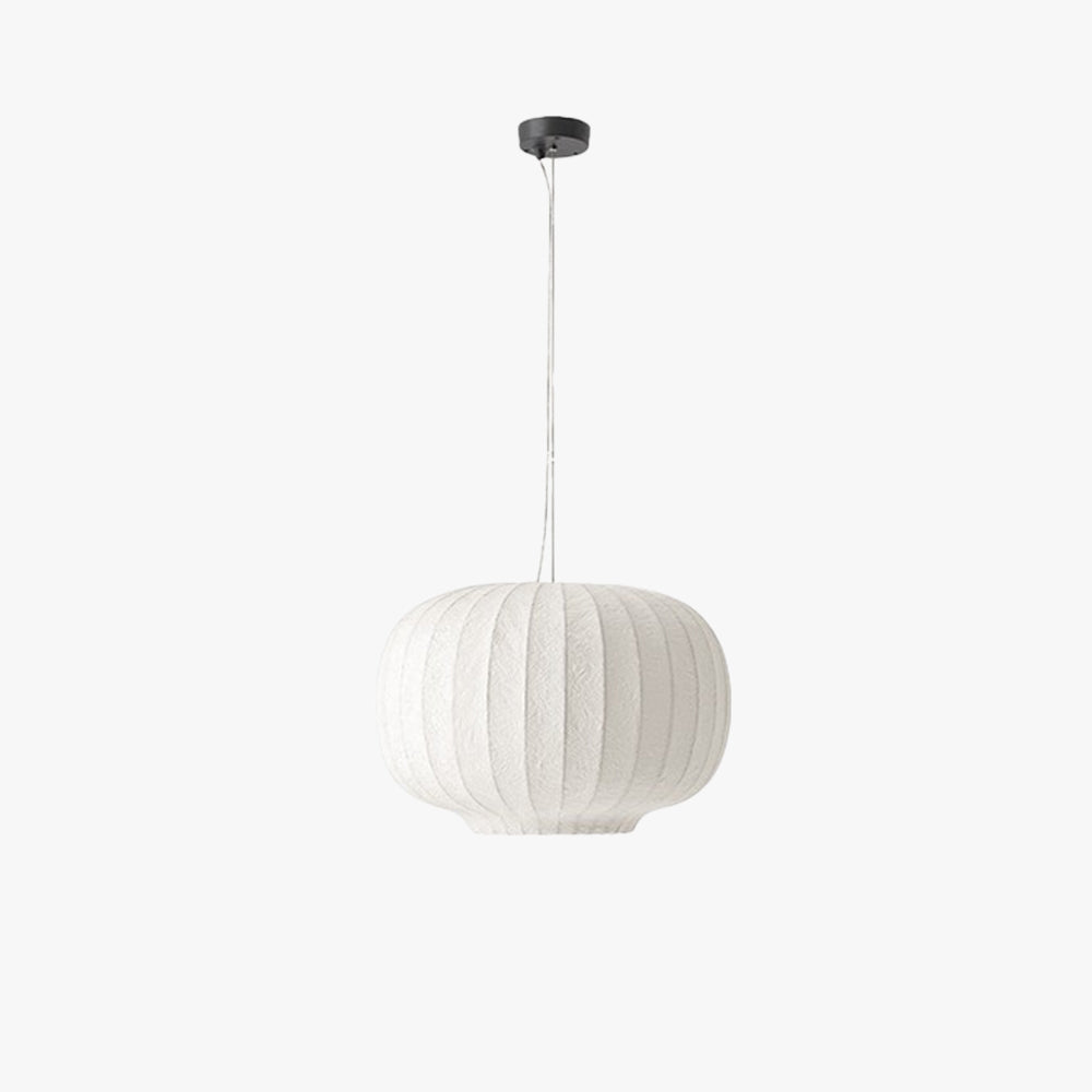 Ritta Retro Lantern Pendant Light | Metal & Silk Design with Adjustable Height | Elegant Ceiling Light Fixture for Dining and Bedroom 1