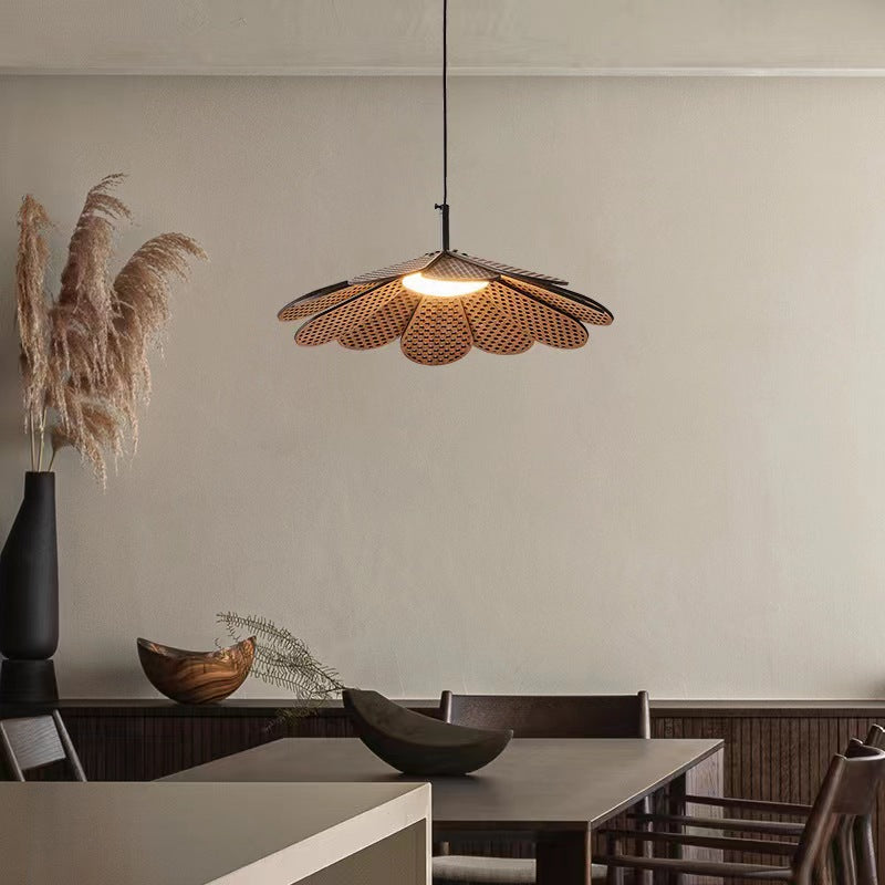 Ritta Vintage Wood Pendant Light | Model A/B | Wood/Walnut