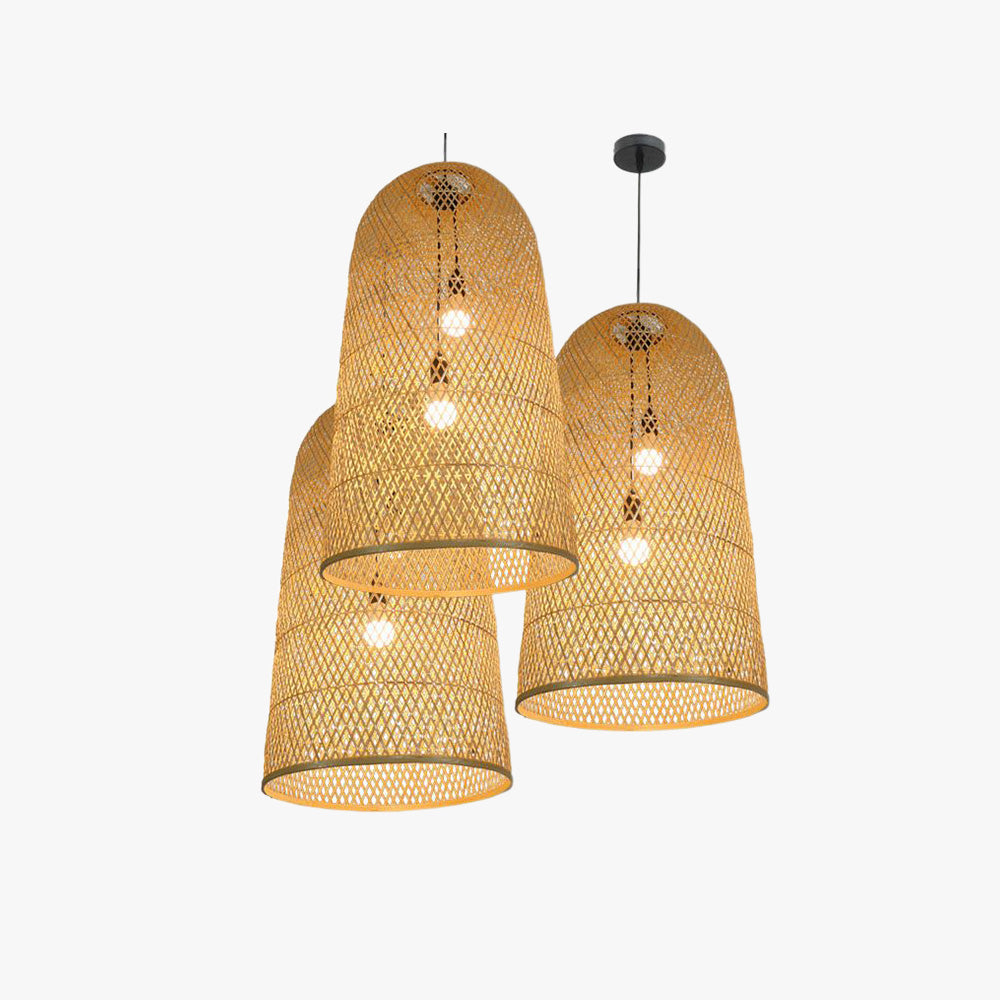 Ritta Bamboo Pendant Light | Rustic | Dia 40/45/50cm