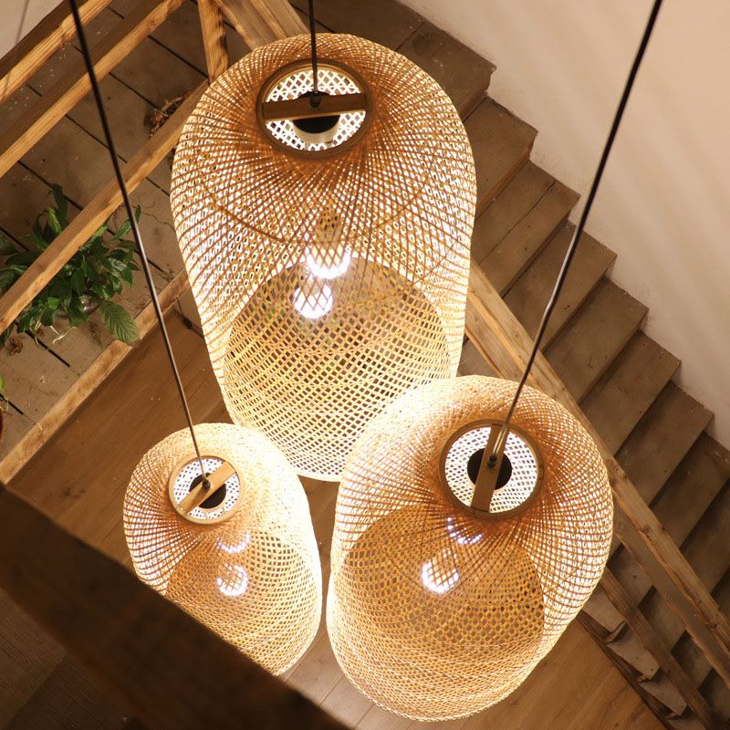 Ritta Bamboo Pendant Light | Rustic | Dia 40/45/50cm