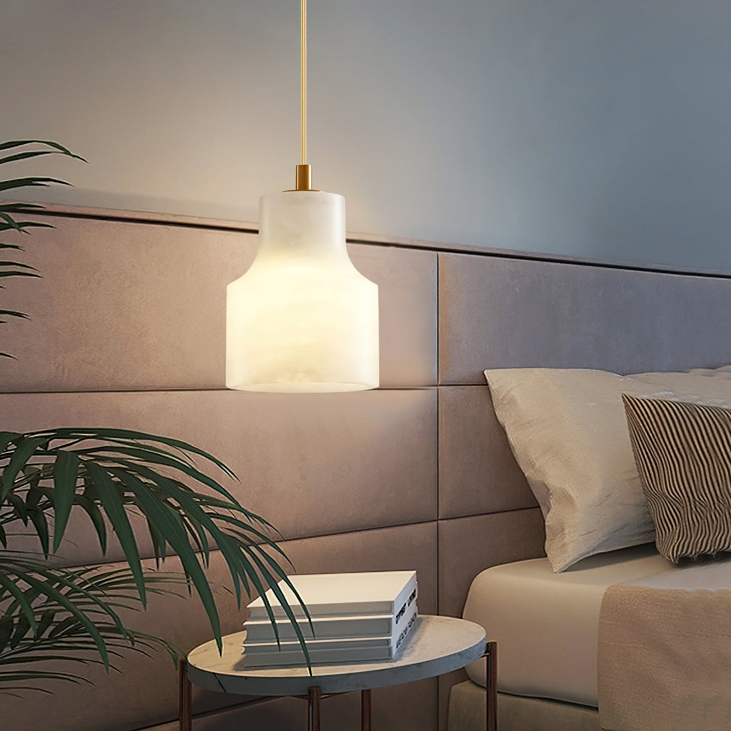 Ritta | Pendant Light with Adjustable Height & Unique Alabaster Design for Timeless Elegance 0