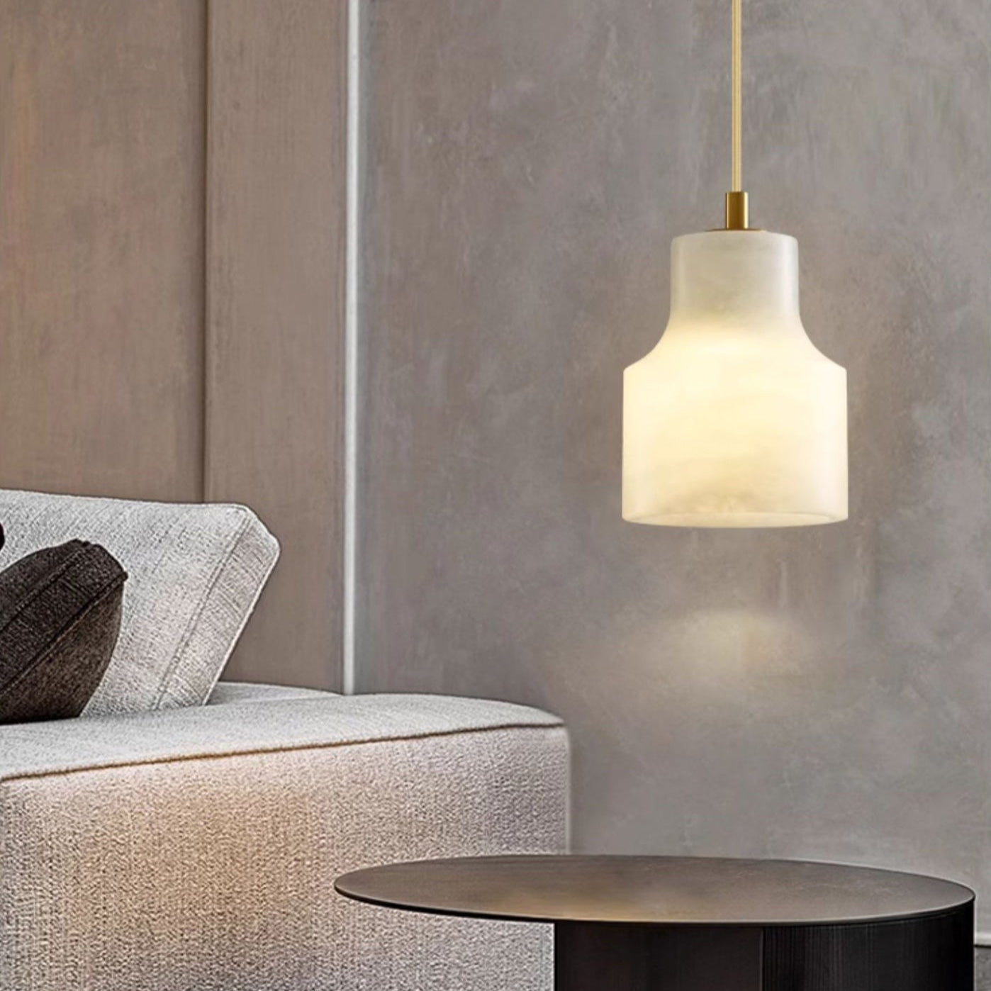 Ritta | Pendant Light with Adjustable Height & Unique Alabaster Design for Timeless Elegance 2
