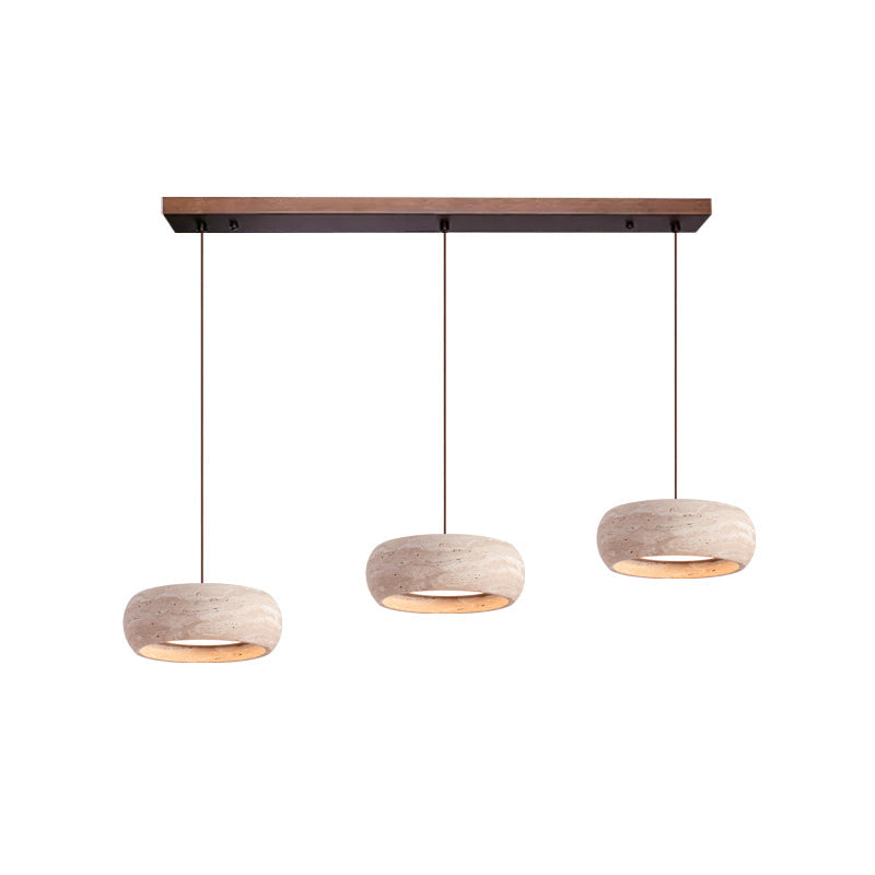 Ritta | Pendant Light with Natural Travertine Design & Dimmable Feature | Elegant Kitchen Pendant Lighting for Ambient Glow 7