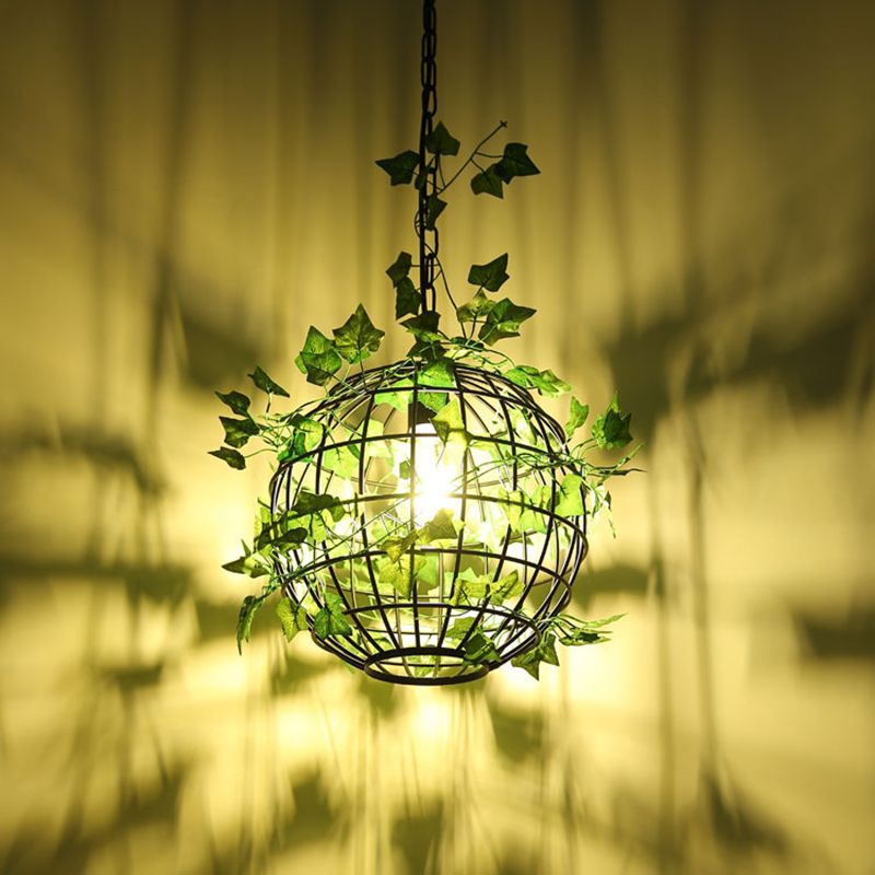Rustic Globe Pendant Light | Elegant Metal Design with Adjustable Cord | Perfect for Kitchen Pendant Lighting 6