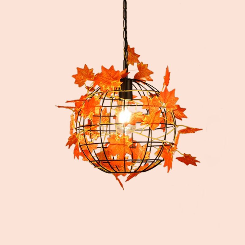 Rustic Globe Pendant Light | Elegant Metal Design with Adjustable Cord | Perfect for Kitchen Pendant Lighting 7
