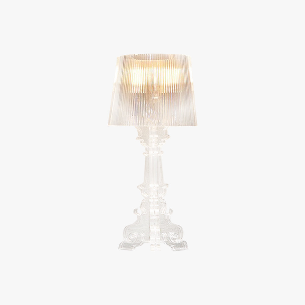 Kirsten Table Lamp Acrylic Transparent Black
