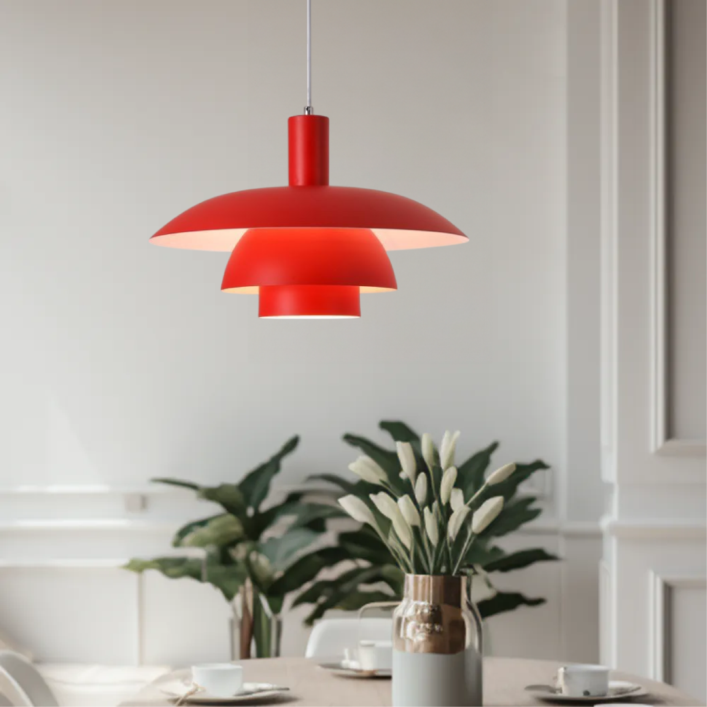 Scandinavian Style | Danish Design Pendant Light with Soft Ambient Glow | Minimalist Fixture for Elegant Interiors 2