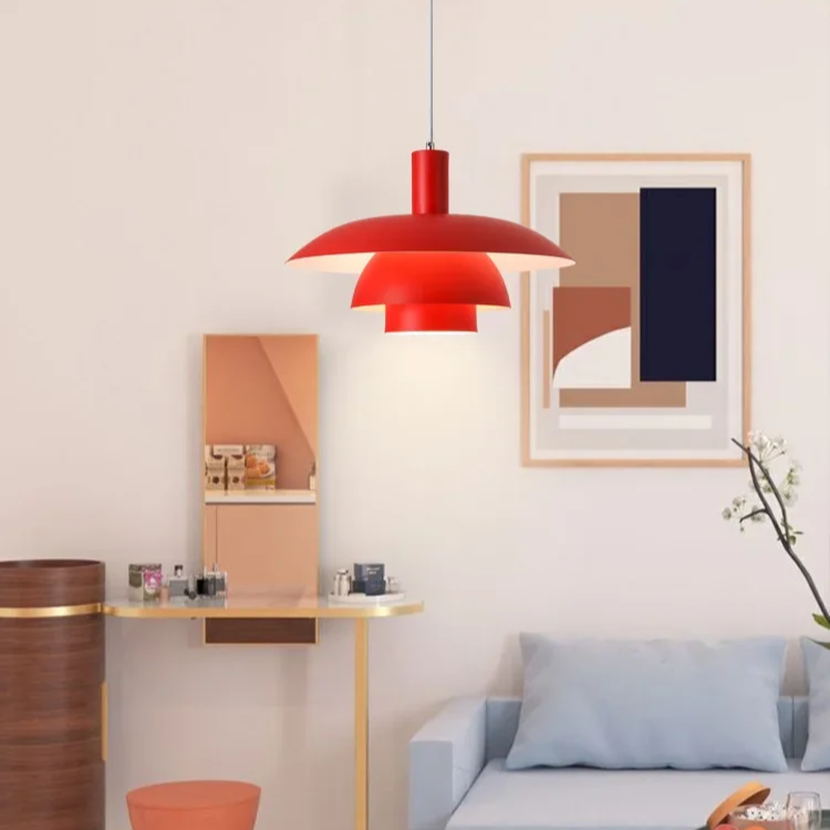 Scandinavian Style | Danish Design Pendant Light with Soft Ambient Glow | Minimalist Fixture for Elegant Interiors 6