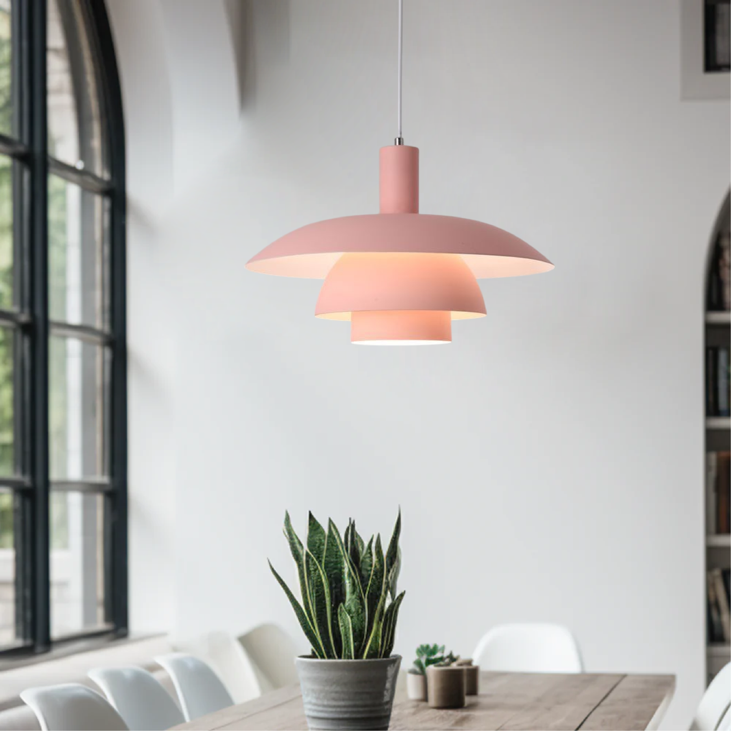Scandinavian Style | Danish Design Pendant Light with Soft Ambient Glow | Minimalist Fixture for Elegant Interiors 7