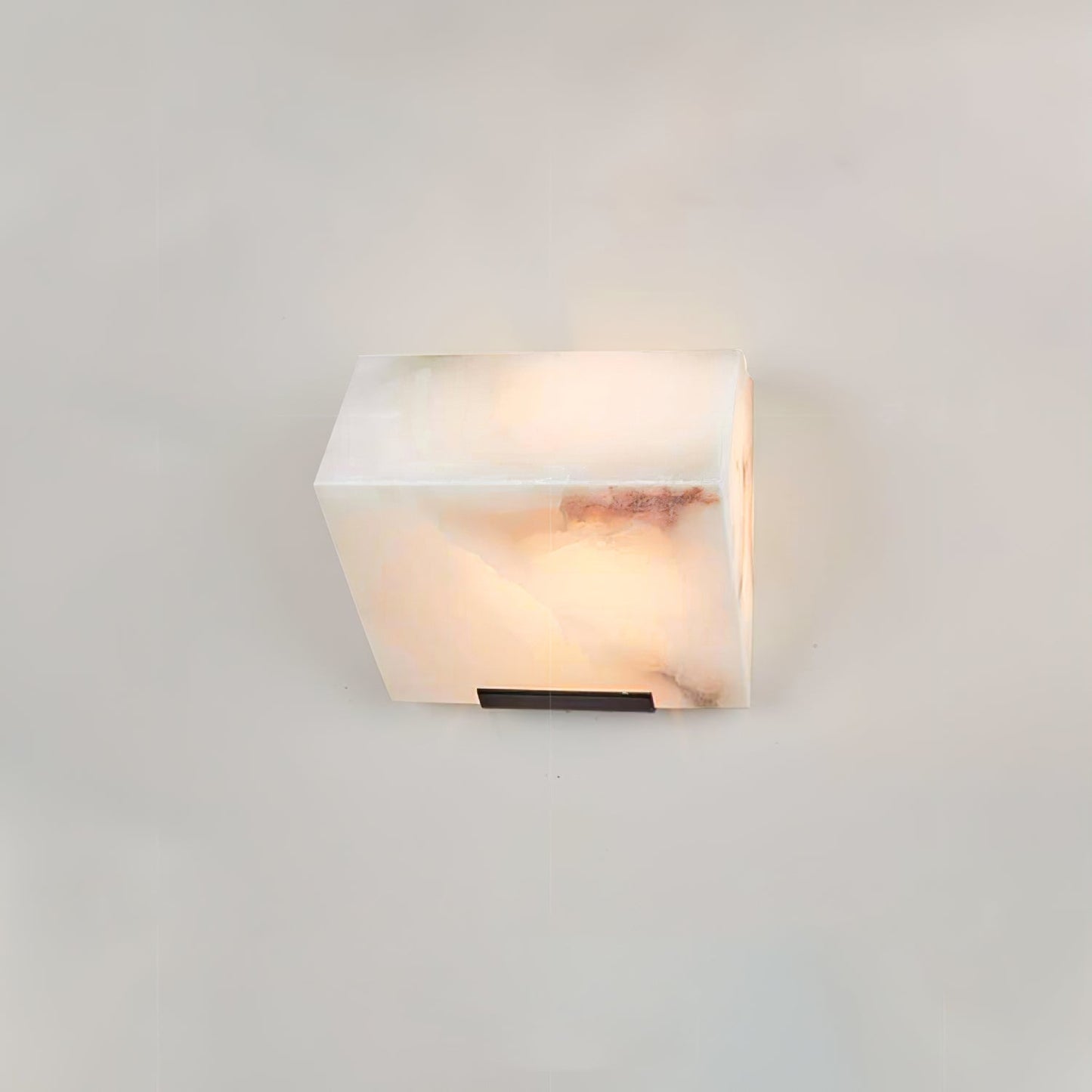 Sculptural Alabaster Wall Lamp | Integrated LED Wall Sconce Lighting for Elegant Indoor Illumination 6