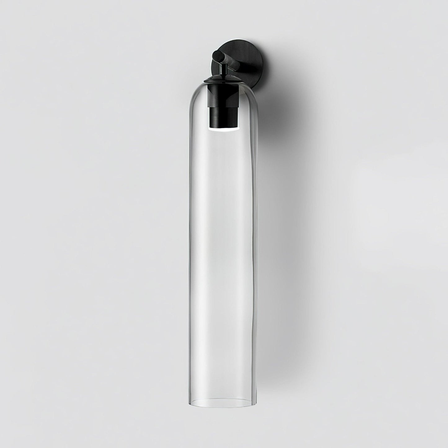 Sculptural Glass Wall Sconce | Cylindrical Design with Soft Diffused Glow for Elegant Lighting 16