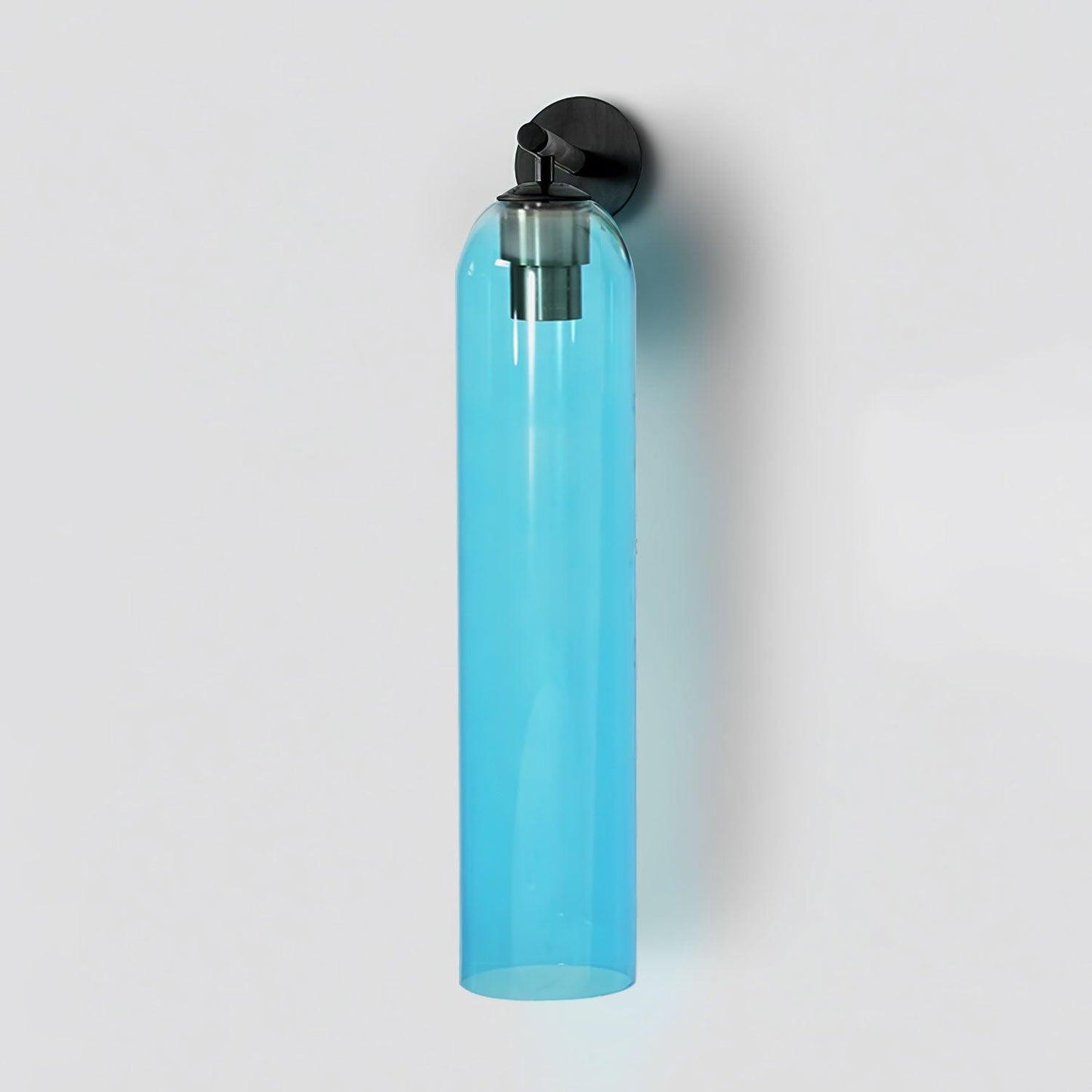 Sculptural Glass Wall Sconce | Cylindrical Design with Soft Diffused Glow for Elegant Lighting 18