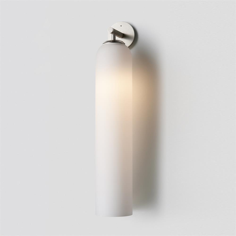 Sculptural Glass Wall Sconce | Cylindrical Design with Soft Diffused Glow for Elegant Lighting 20