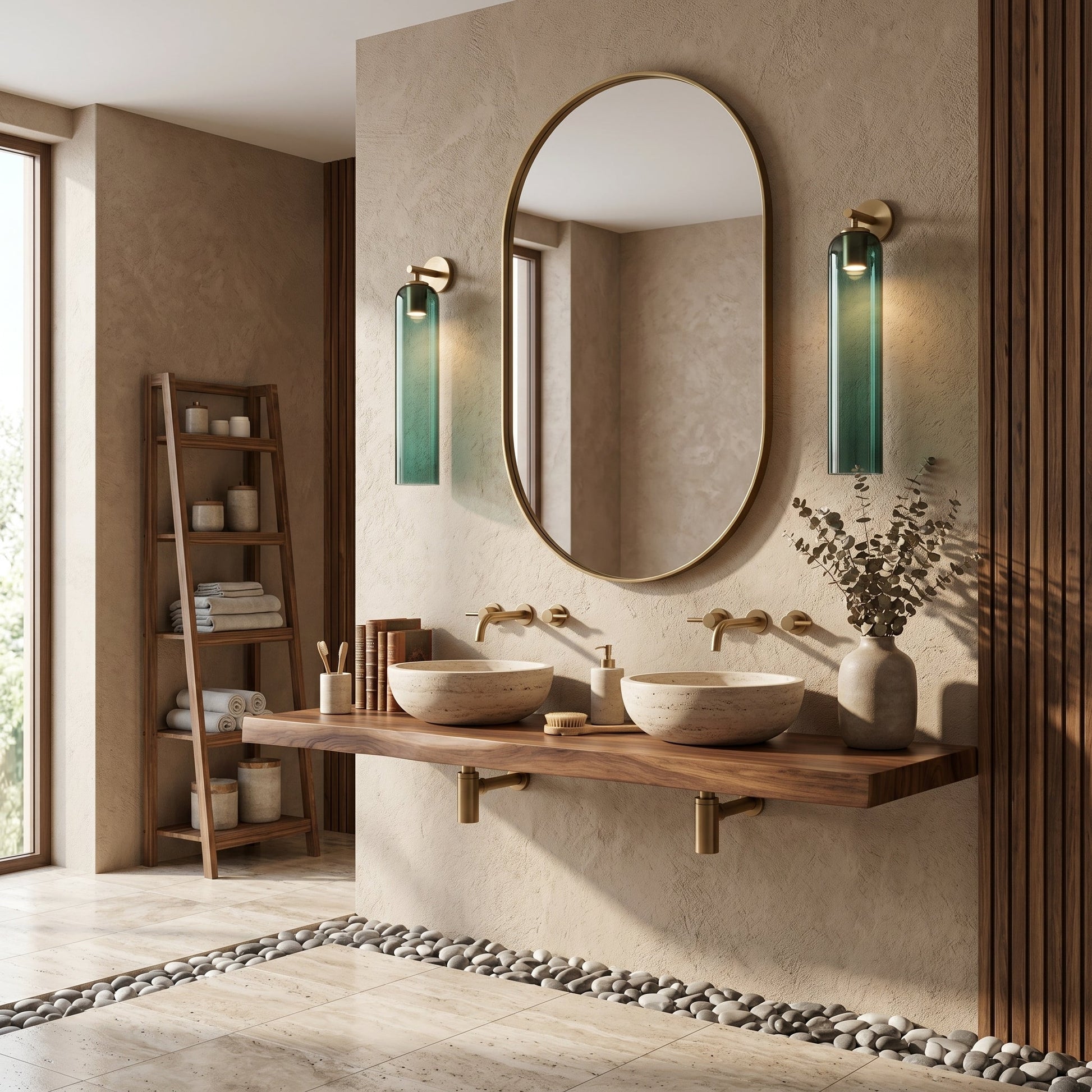 Sculptural Glass Wall Sconce | Cylindrical Design with Soft Diffused Glow for Elegant Lighting 4