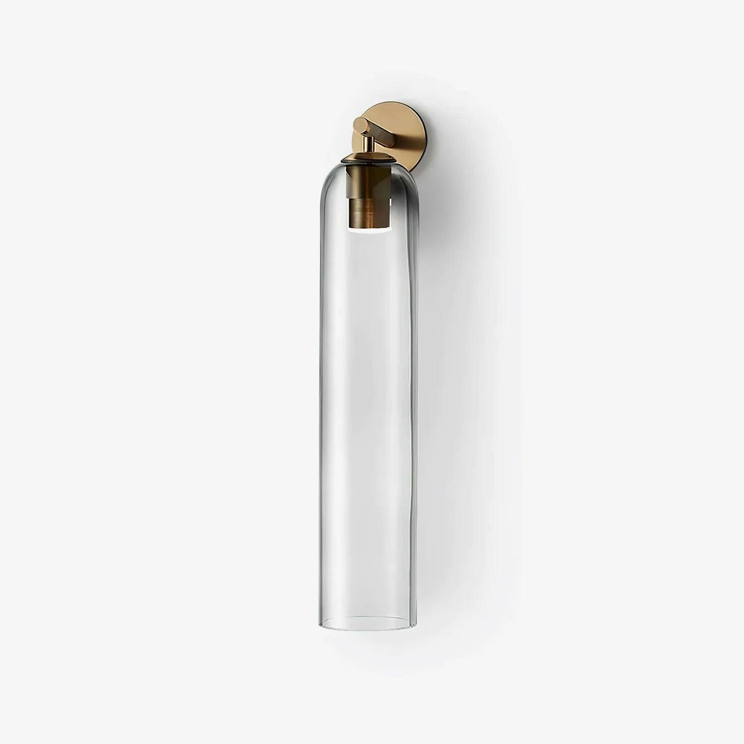 Sculptural Glass Wall Sconce | Cylindrical Design with Soft Diffused Glow for Elegant Lighting 6