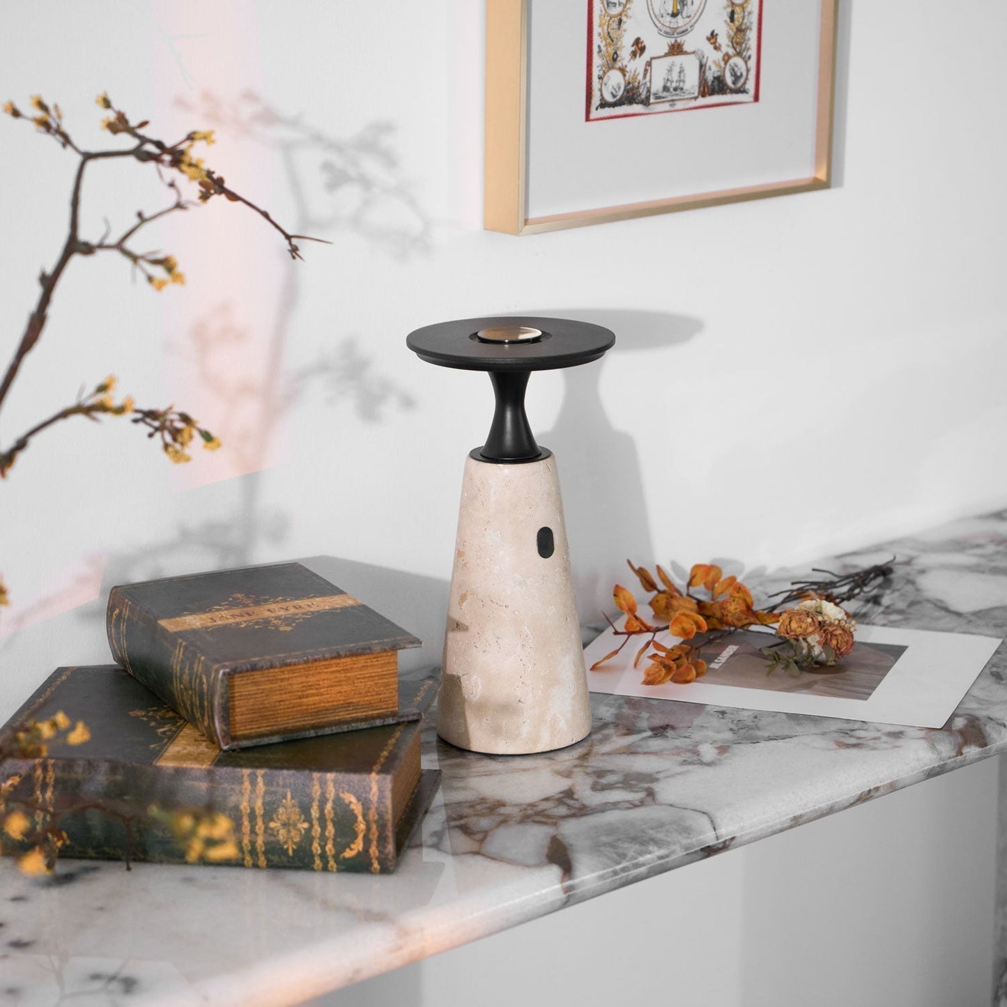 Sculptural Table Lamp with Integrated LED & Touch Control | Modern Bedside Lighting for Stylish Interiors 6