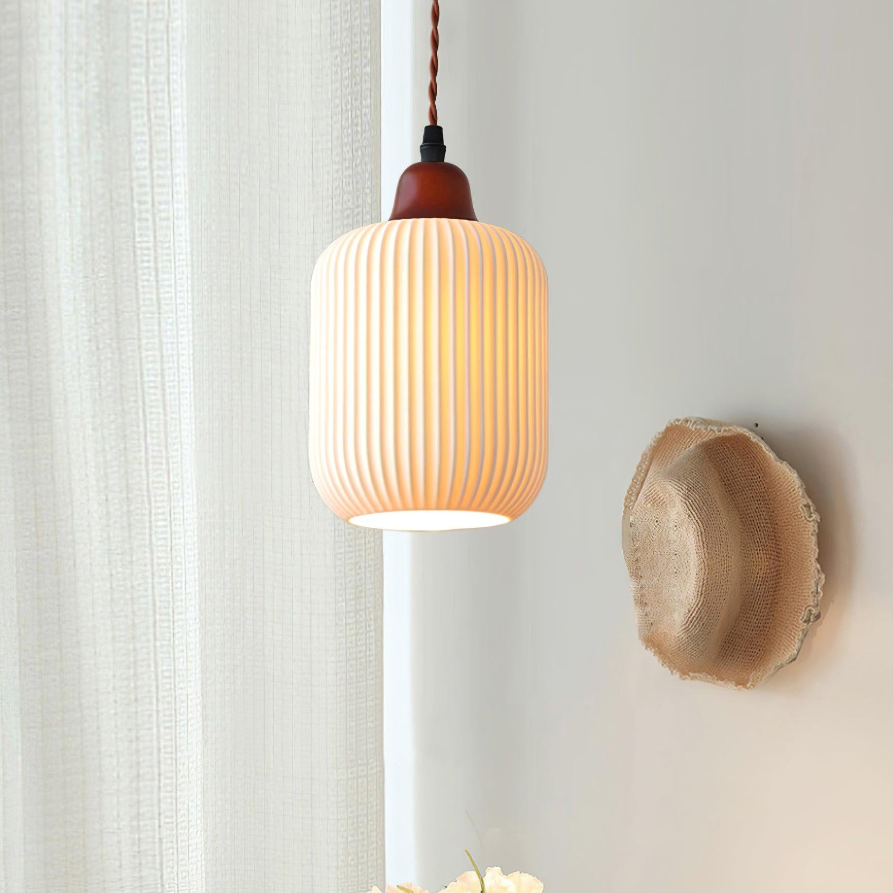 Sidra Collection | Ceramic Pendant Light with Rustic Earthy Tones | Elegant Lighting for Cozy Spaces 2
