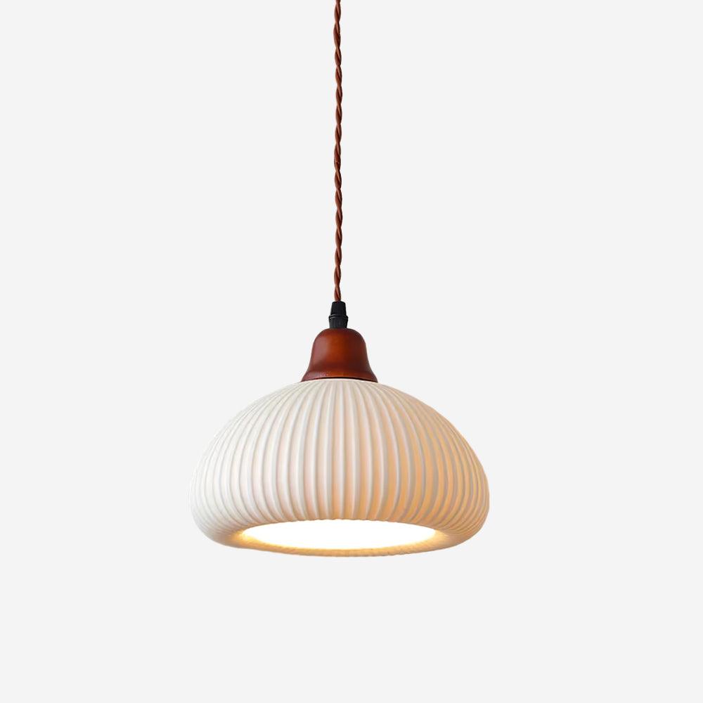 Sidra Collection | Ceramic Pendant Light with Rustic Earthy Tones | Elegant Lighting for Cozy Spaces 6