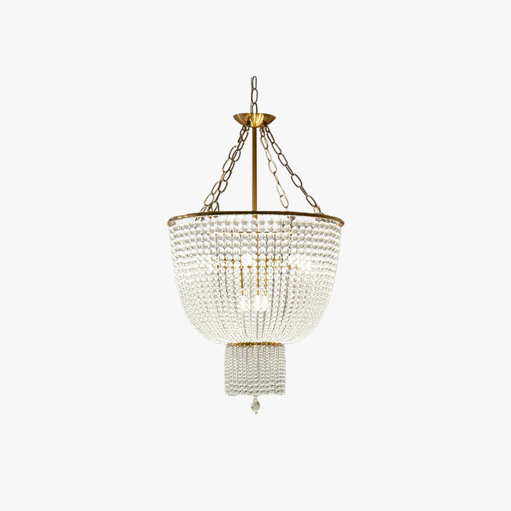 Silva Modern LED Chandelier | Dazzling Gold Crystal Design for Elegant Illumination