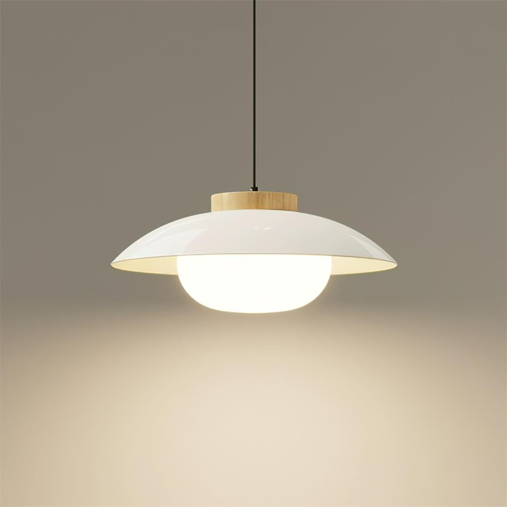 Sima Collection | Pendant Lighting with Adjustable Height & Saucer Shade | Modern Design for Kitchen Island 7