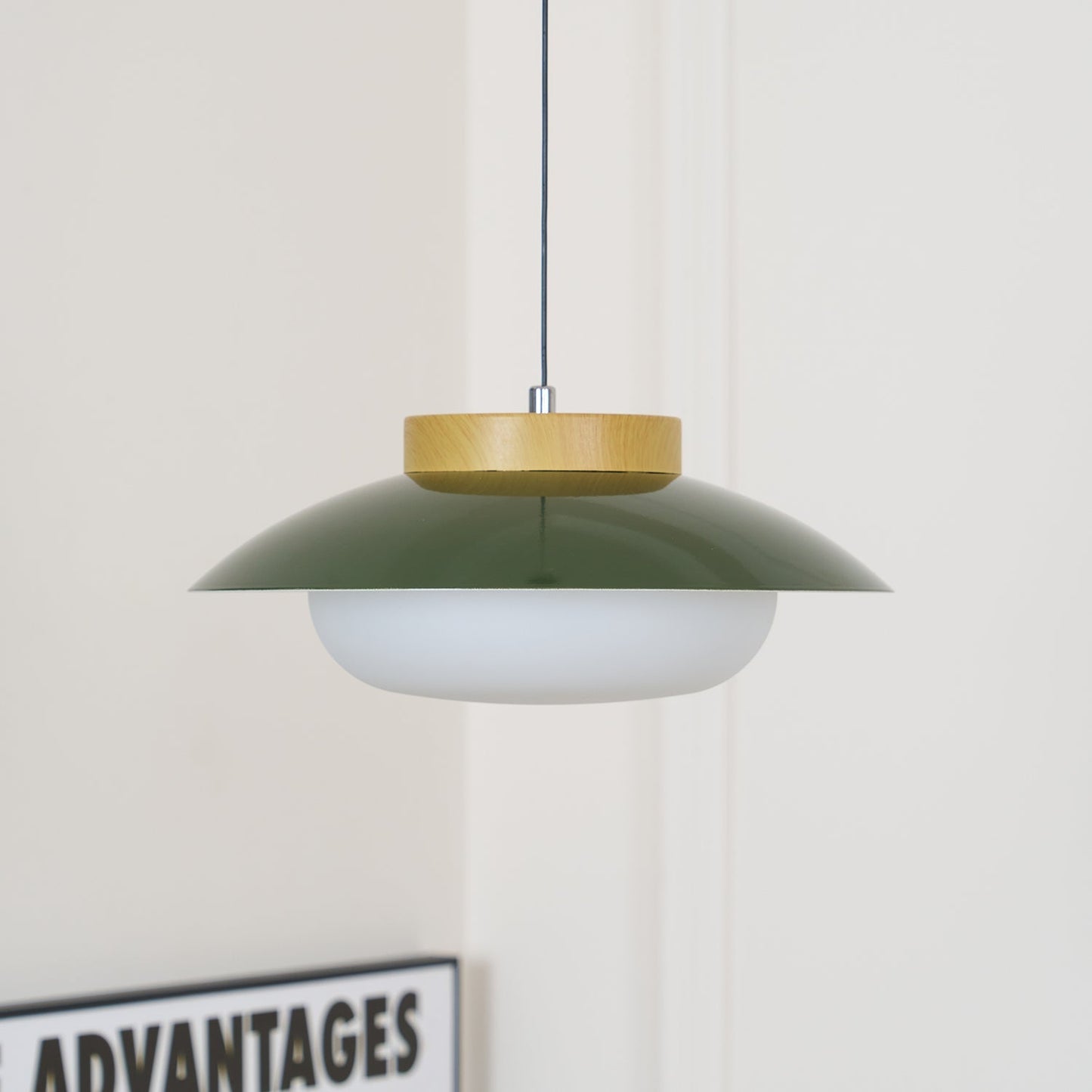 Sima Collection | Pendant Lighting with Adjustable Height & Saucer Shade | Modern Design for Kitchen Island 8