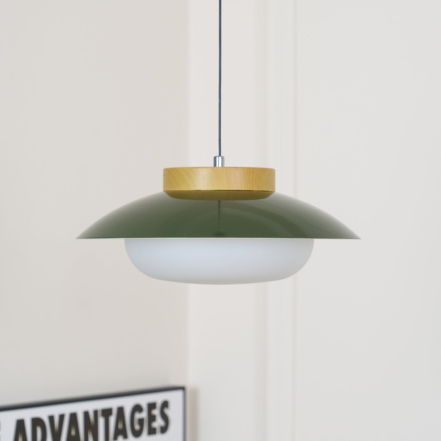 Sima Collection | Pendant Lighting with Adjustable Height & Saucer Shade | Modern Design for Kitchen Island 8
