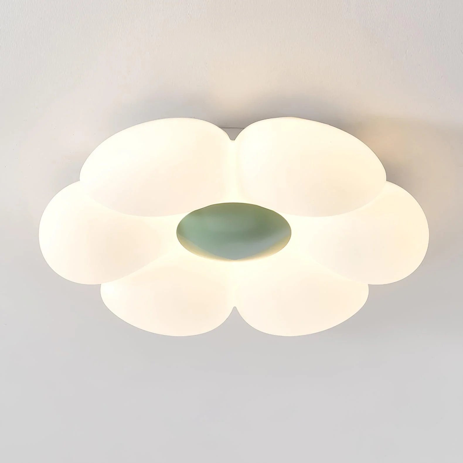 Quinn Blooming Flower Ceiling Light Green