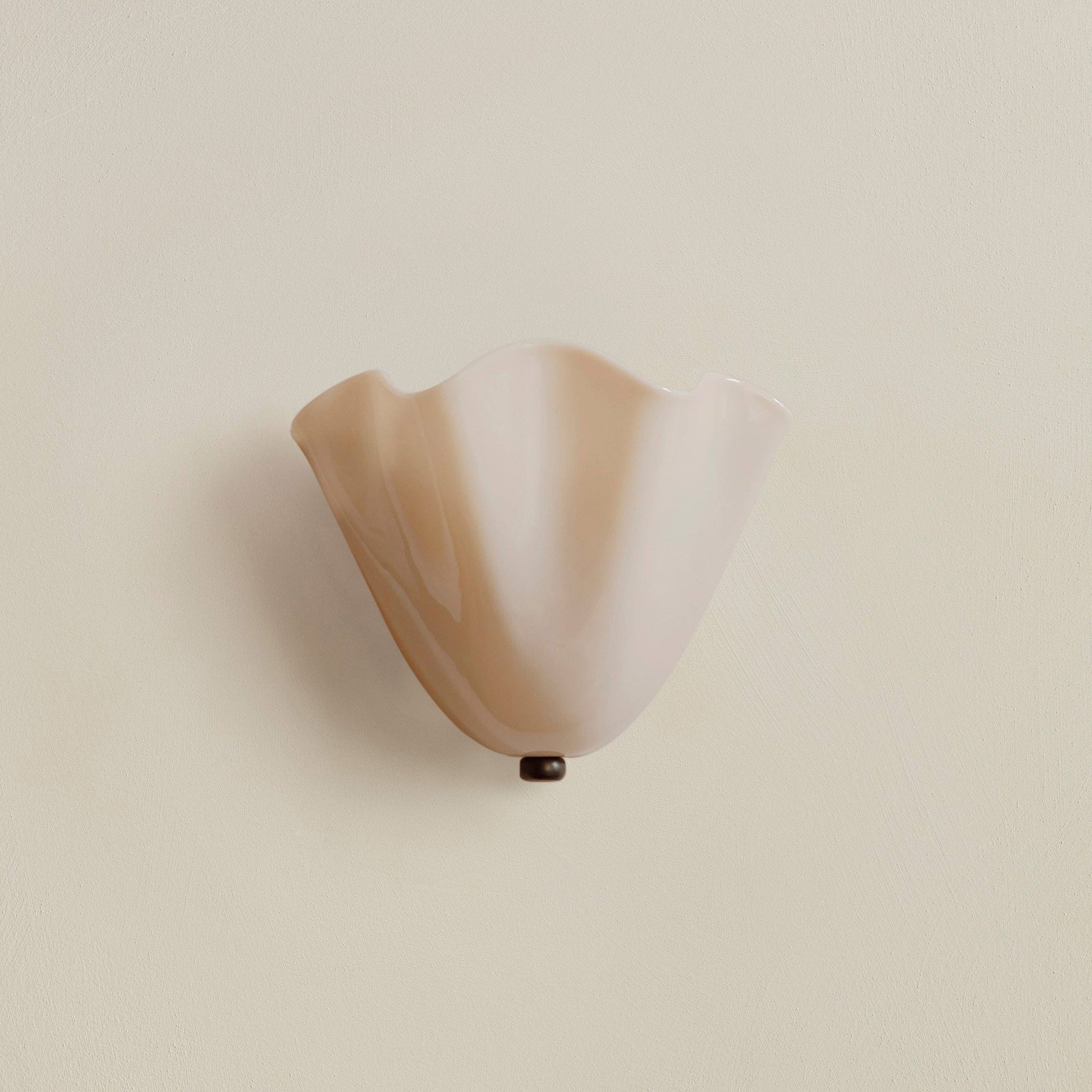 Skirt Series | Retro Glass Wall Light with Textured Design | Elegant Wall Sconce for Modern Interiors 8
