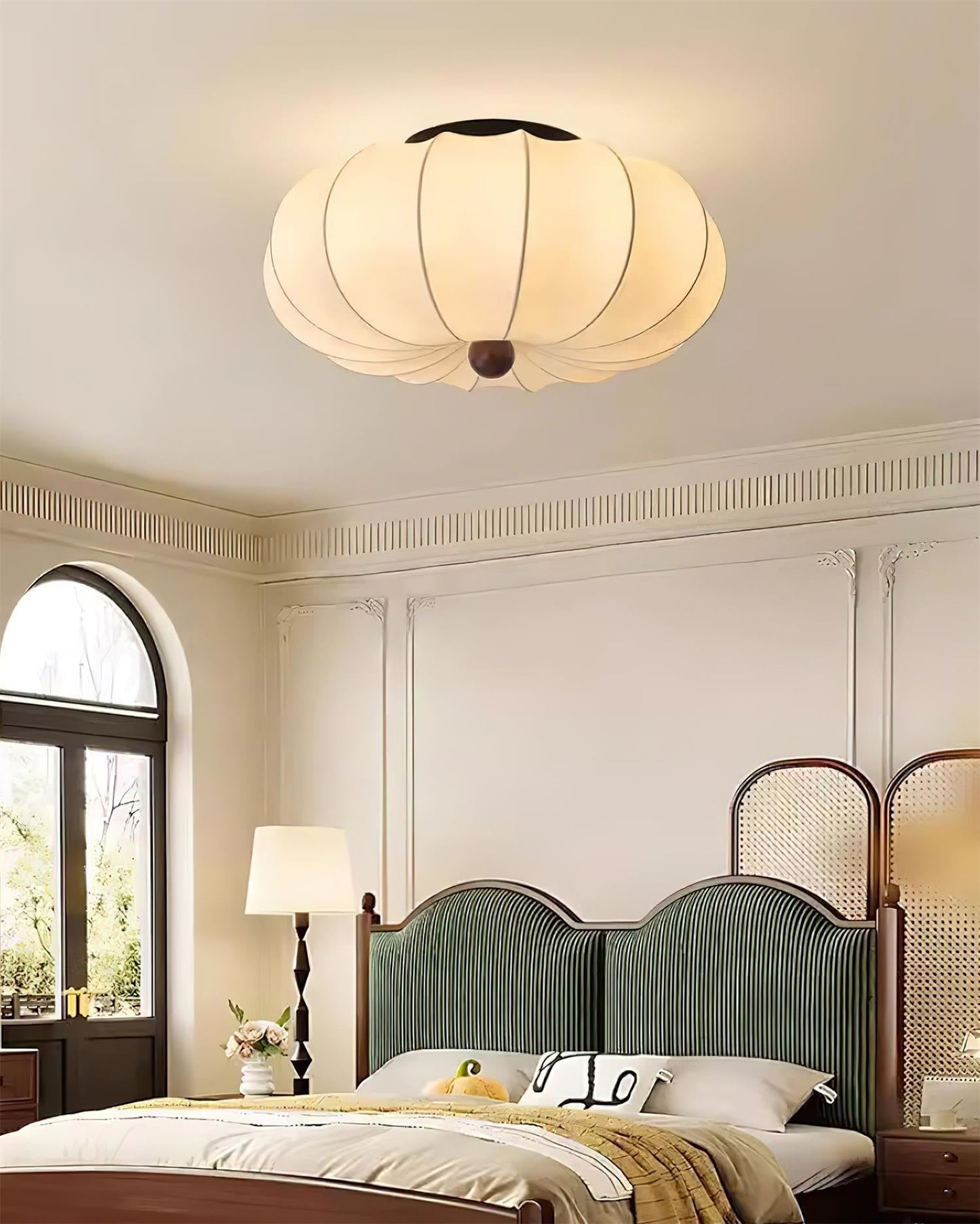 Soft Glow | Flush Mount Ceiling Light Fixture with Metal Canopy | Stylish LED Lighting for Modern Spaces 5