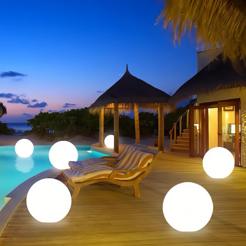 Solar Garden Lights | Weather-Resistant LED Sphere with Automatic Dusk Illumination | Enchanting Outdoor Ambiance for Any Space 3