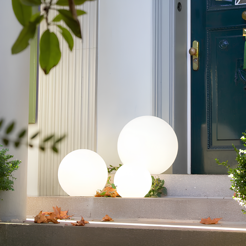 Solar Garden Lights | Weather-Resistant LED Sphere with Automatic Dusk Illumination | Enchanting Outdoor Ambiance for Any Space 6