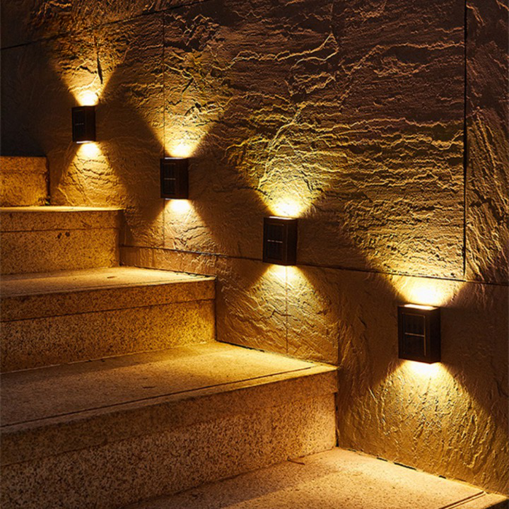 Solar Garden Lights | Wireless LED Solar Wall Lights with Automatic On/Off | Eco-Friendly Outdoor Lighting for Atmosphere 0