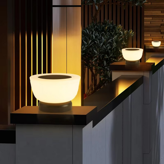 Solar Lights Outdoor | LED Landing Light with Automatic Dusk Activation | Weatherproof Design for Safe Pathway Illumination 0