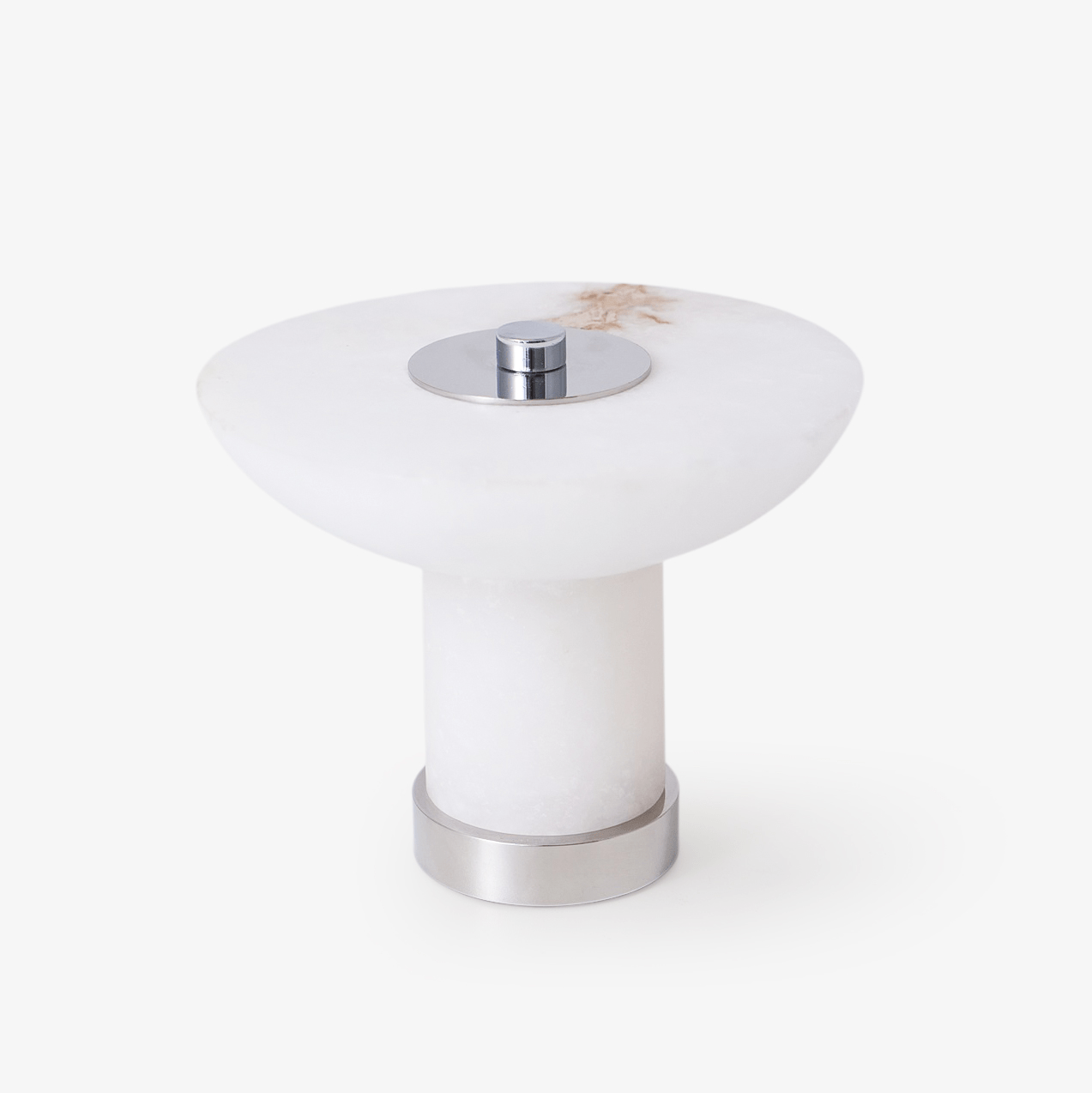 Stylish Alabaster Table Lamp with Integrated LED & Touch Control | Modern Bedside or Desk Lamp for Cozy Indoor Ambiance 1
