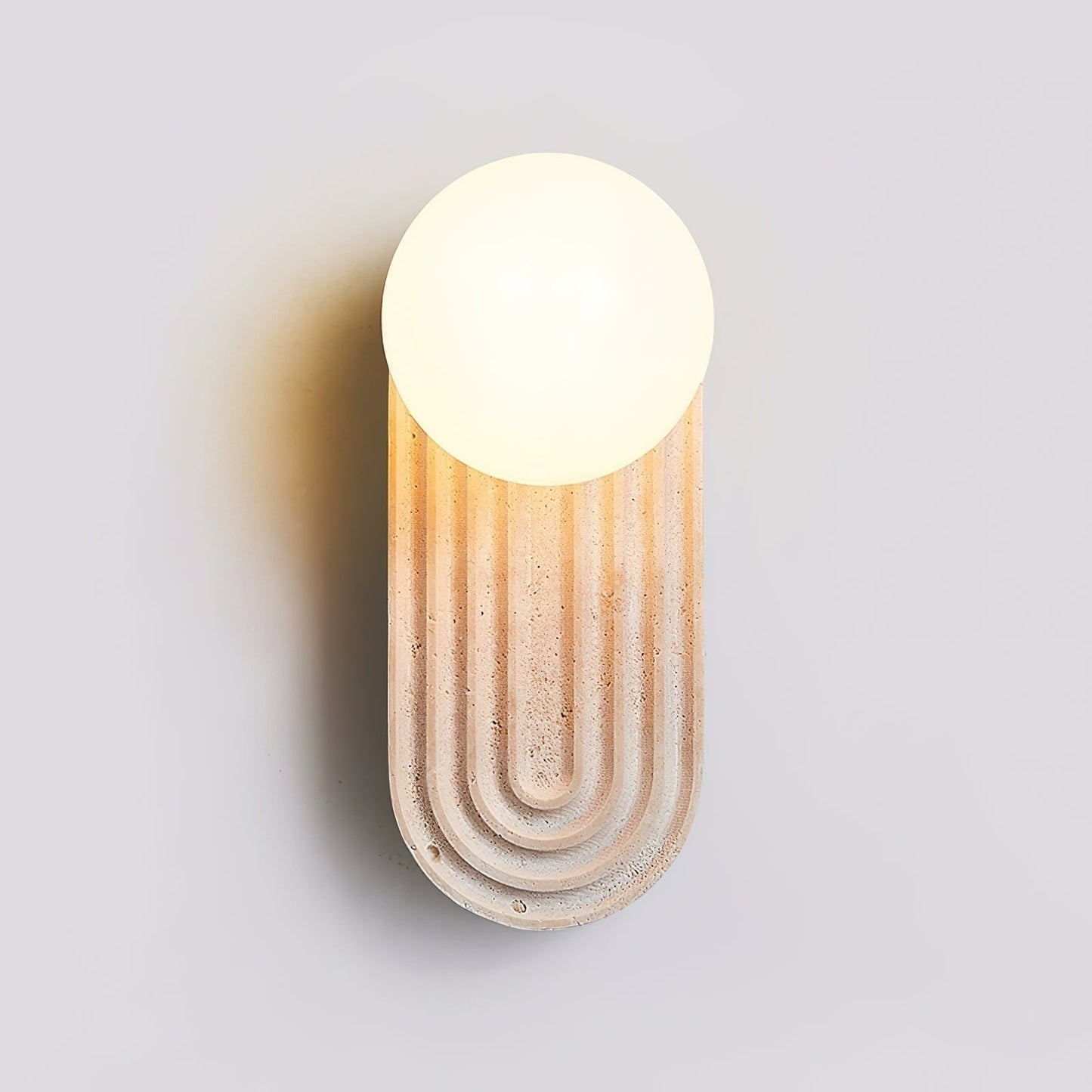 Stylish Travertine Wall Lamp | Elegant Design with Durable Construction for Indoor and Outdoor Use 3