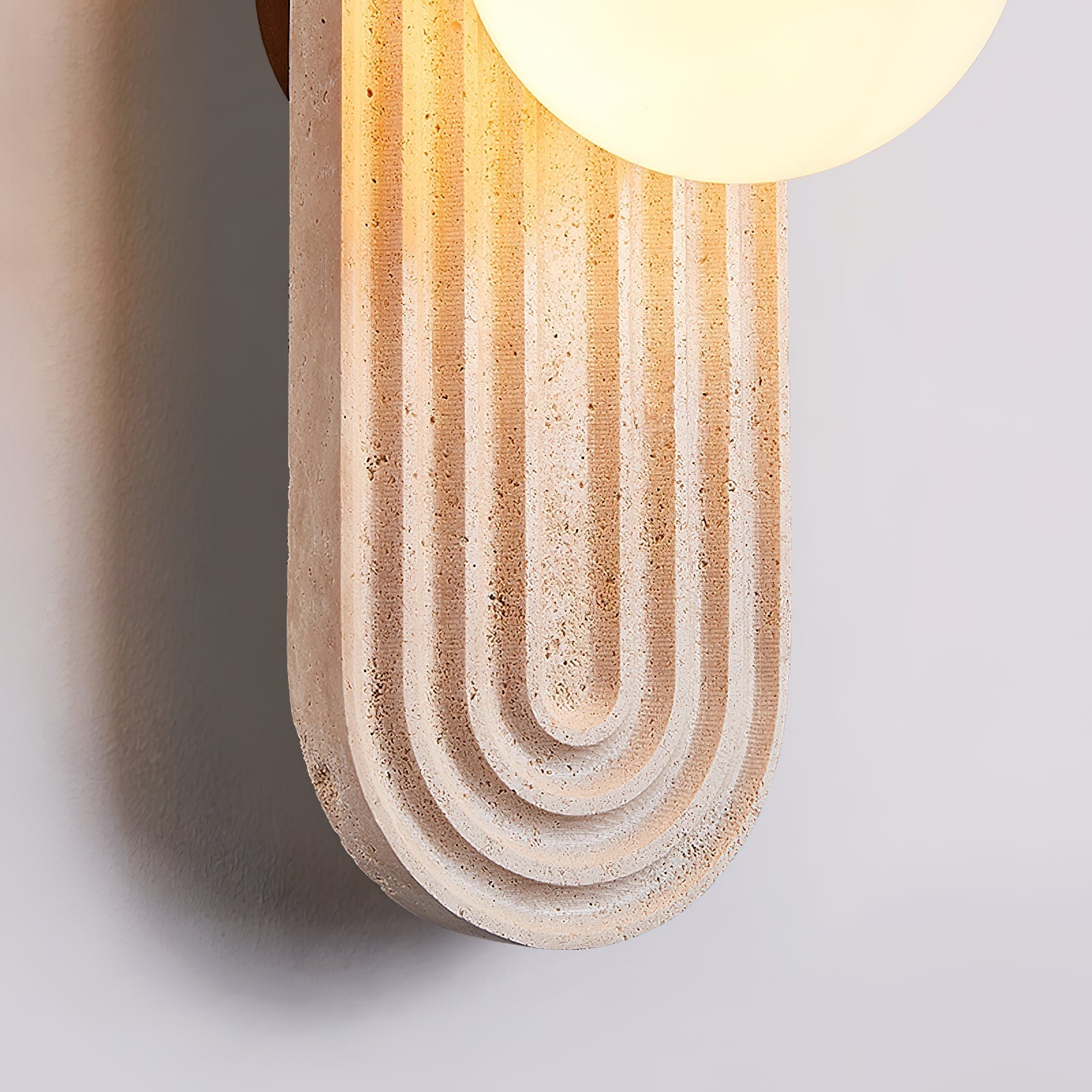 Stylish Travertine Wall Lamp | Elegant Design with Durable Construction for Indoor and Outdoor Use 4