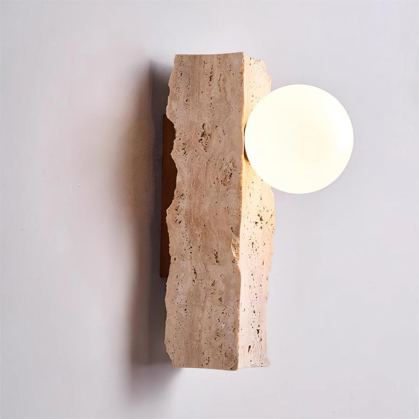 Stylish Wall Sconce Lighting with Metal Canopy & Glass Design for Modern Spaces 2
