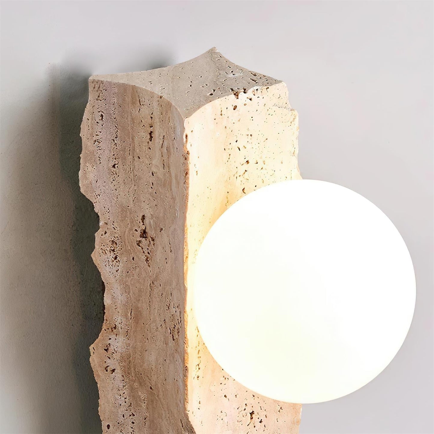 Stylish Wall Sconce Lighting with Metal Canopy & Glass Design for Modern Spaces 5