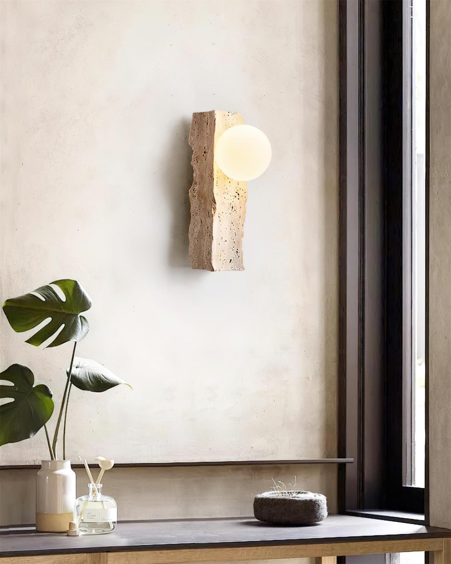 Stylish Wall Sconce Lighting with Metal Canopy & Glass Design for Modern Spaces 7