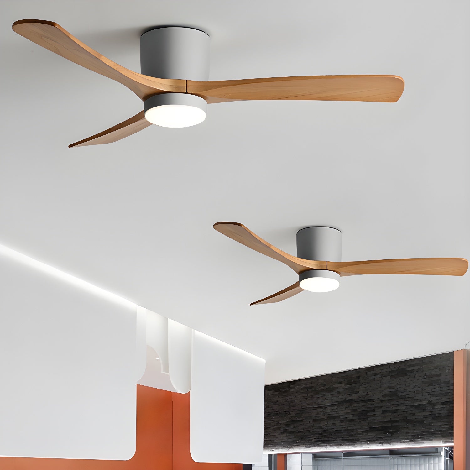 Sycamore Breeze | Modern Low Profile Ceiling Fan With Lights 2