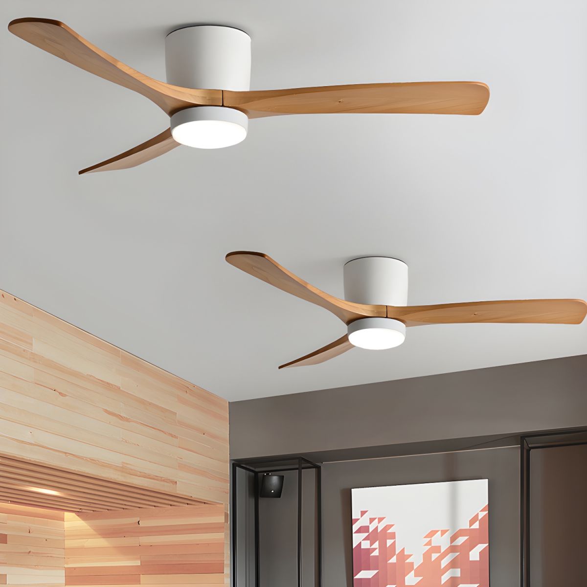 Sycamore Breeze | Modern Low Profile Ceiling Fan With Lights 4