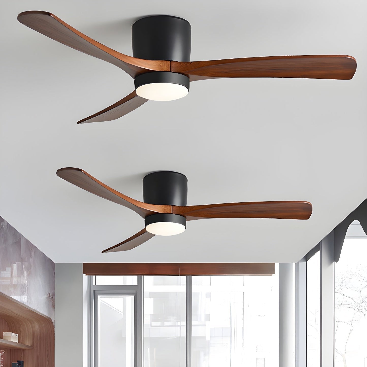 Sycamore Breeze | Modern Low Profile Ceiling Fan With Lights 6