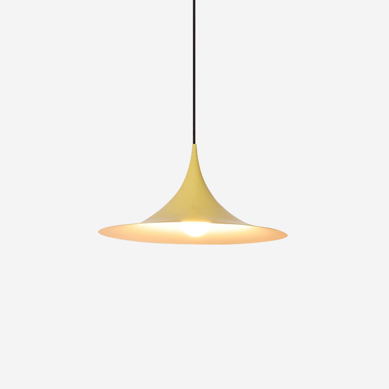Trumpet Pendant Lamp - Yellow