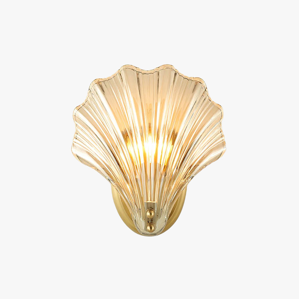 Orr Shell Glass Wall Light