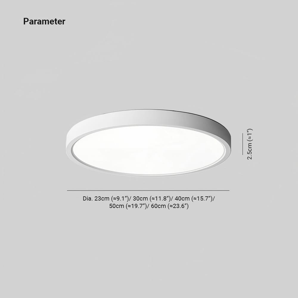 Quinn Thinnest Round Acrylic Ceiling Light