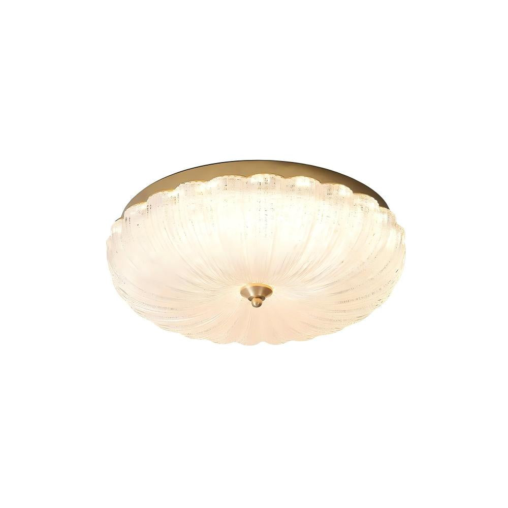 Marilyn Round Metal Glass Ceiling Light