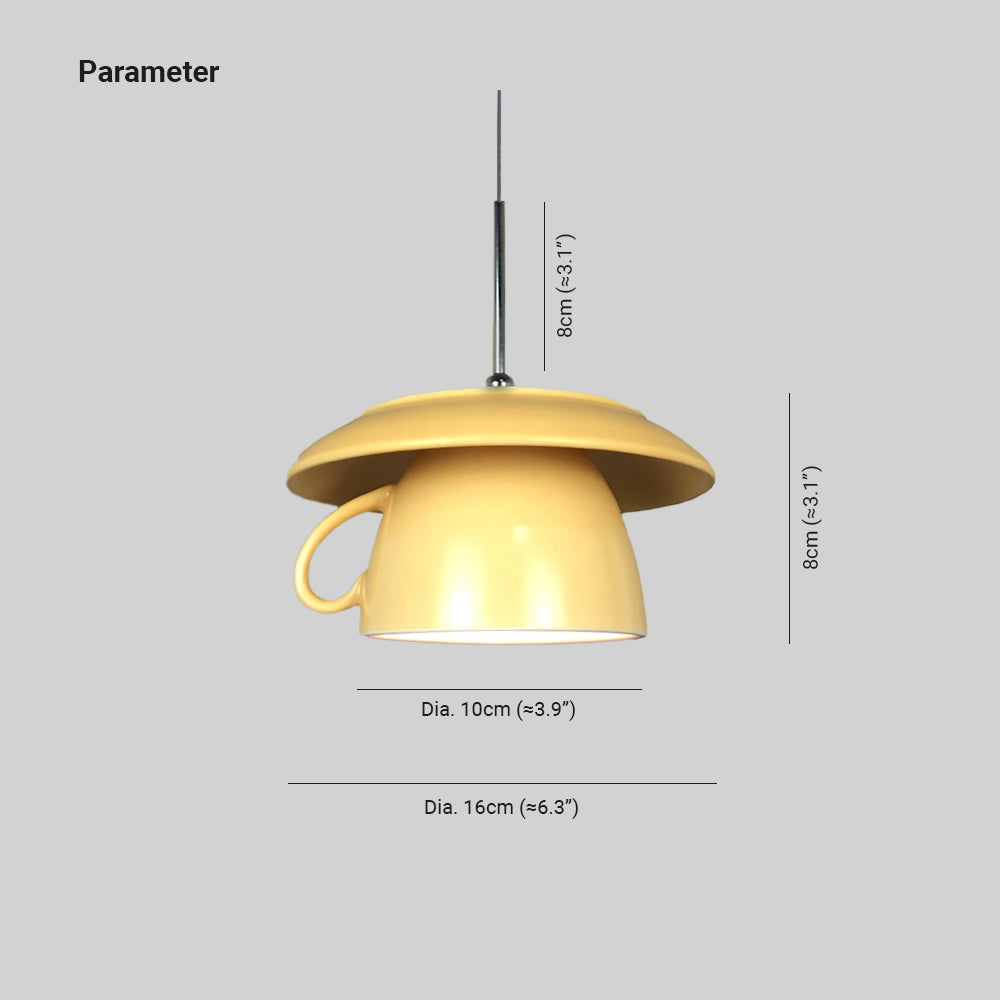 Valentina Collection | Ceramic Pendant Light with Whimsical Design | Colorful Hanging Lights for Cozy Ambiance 4