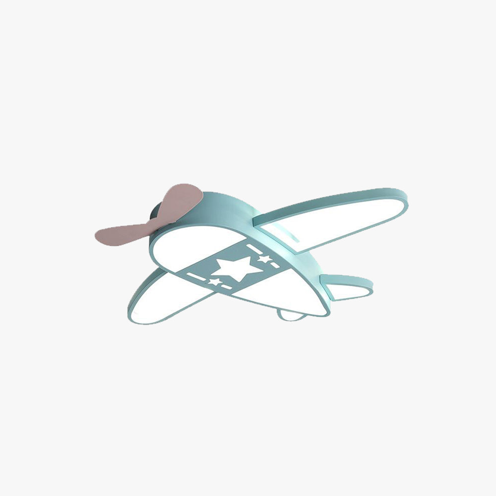 Valentina | Airplane Shaped Flush Mount Ceiling Light with Durable Design | Ideal for Children's Rooms 1