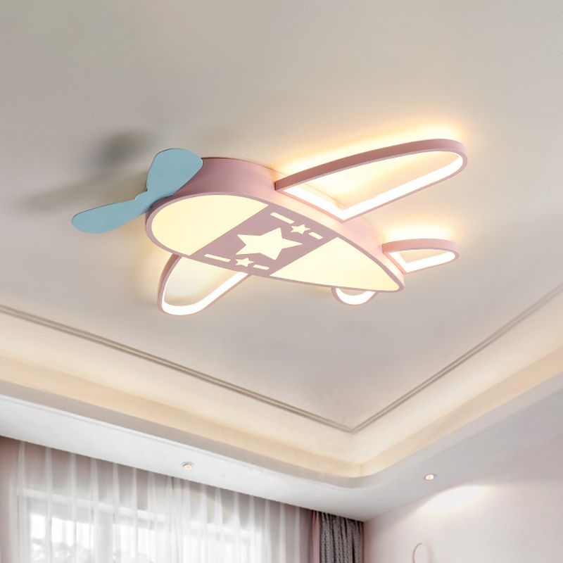 Valentina | Airplane Shaped Flush Mount Ceiling Light with Durable Design | Ideal for Children's Rooms 2