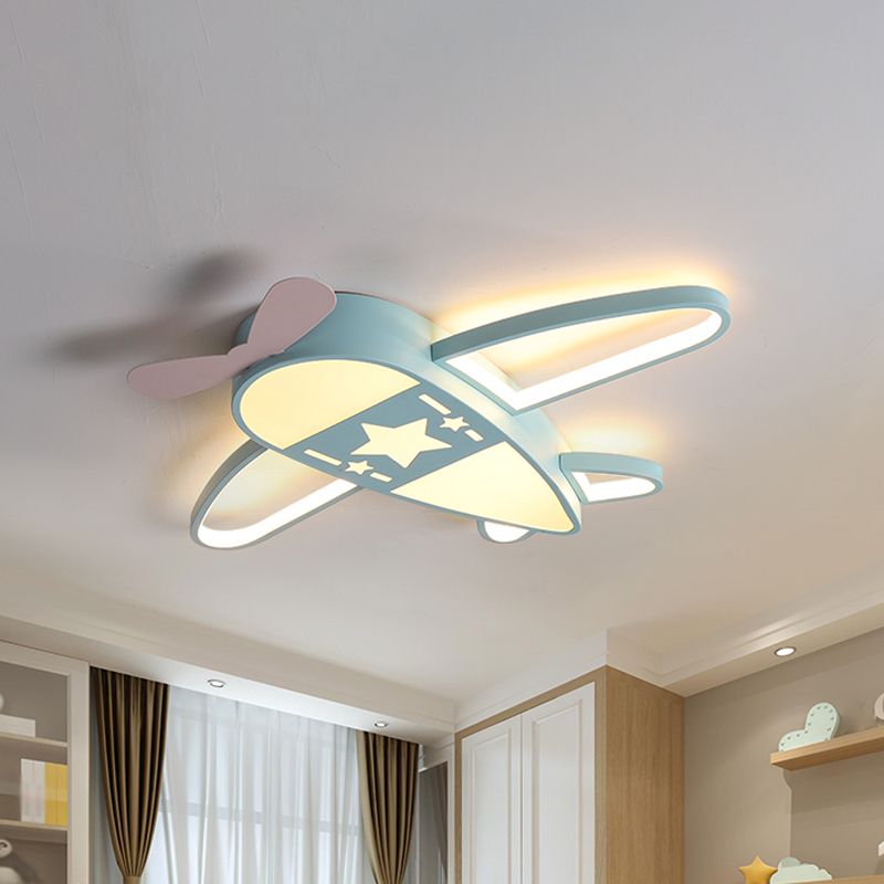 Valentina | Airplane Shaped Flush Mount Ceiling Light with Durable Design | Ideal for Children's Rooms 3